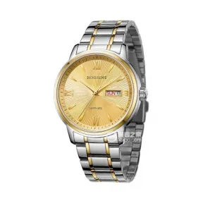 罗西尼/Rossini 雅尊商务系列 41毫米 间金色不锈钢 石英 男表 5723T06D