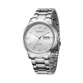 罗西尼/Rossini 雅尊商务系列 41毫米 不锈钢 石英 男表 5723W01A