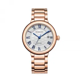 罗西尼/Rossini 雅尊商务系列  不锈钢 石英 中性表 5805G01C