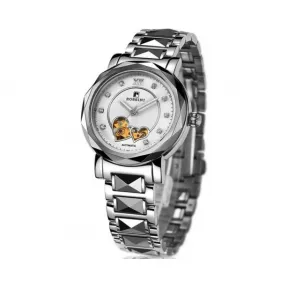 罗西尼/Rossini 典美时尚系列 35毫米 不锈钢 自动机械 女表 6336W01F