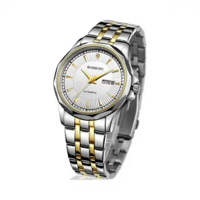 罗西尼/Rossini 雅尊商务系列 40毫米 间金色全光不锈钢  男表 6561T01E