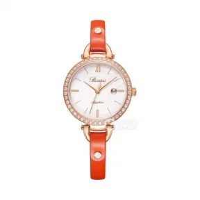 罗西尼/Rossini 典美时尚系列 30毫米 不锈钢 石英 女表 7898G01A