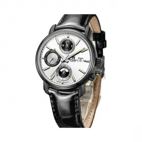 罗西尼/Rossini 锐冠运动系列 41毫米 不锈钢 石英 男表 YD5571B01A