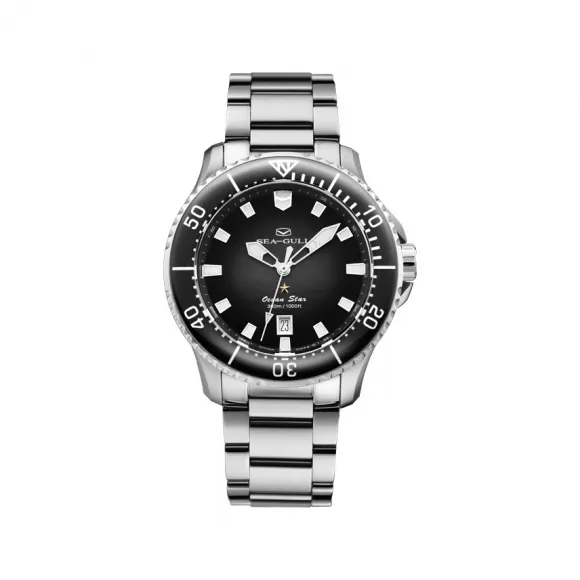 海鸥/Seagull 潜水表 40MM 精钢 自动上链 男表 1213