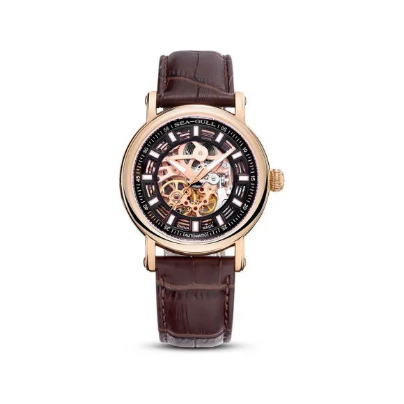 海鸥/Seagull 基础系列 38mm 精钢 自动机械机芯 男表 519.338K