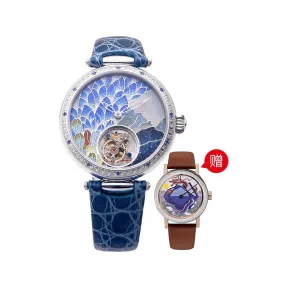 海鸥/Seagull 陀飞轮系列 38.5mm 不锈钢 手动机械机芯 女表 718.95.7033VL