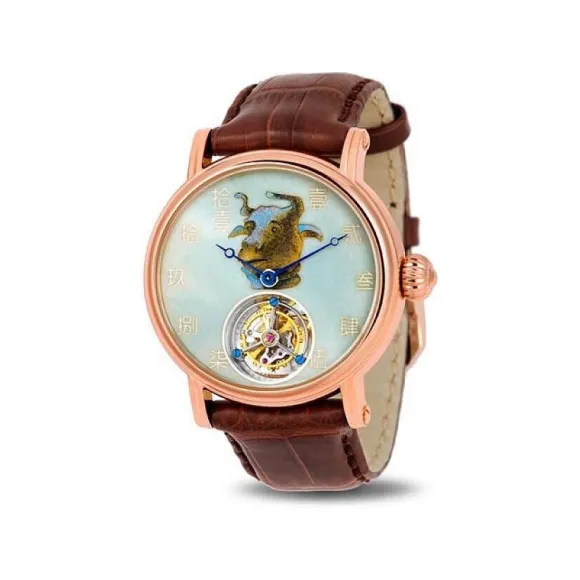 海鸥/Seagull 典藏系列 42mm 18K金 手动机械机芯 男表 H618.862（牛）