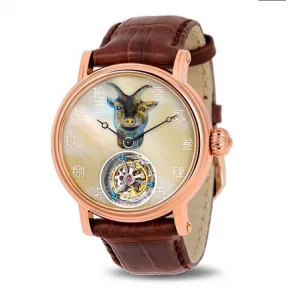 海鸥/Seagull 典藏系列 42mm 18K金 自动机械机芯 男表 H618.862（羊）