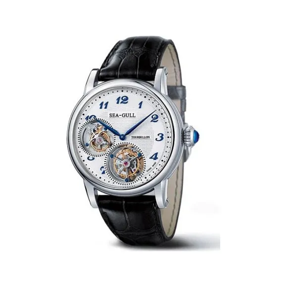 海鸥/Seagull 陀飞轮系列 43mm 精钢 手动机械机芯 男表 ST8080GBA