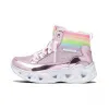 斯凯奇/Skechers 粉红色 HEART LIGHTS 女童魔术贴闪灯休闲靴 20272N-PNK