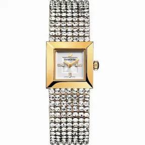 施华洛世奇/Swarovski 手表 Elis Mini Mesh Yellow Gold Tone 手表 1000676