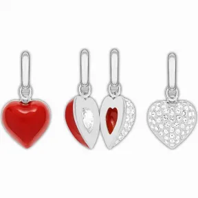 施华洛世奇/Swarovski 坠饰 2 in 1 Heart 坠饰 1128417