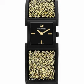 施华洛世奇/Swarovski 手表 Crystalline Bangle Black/Light Gold Tone 手表 5