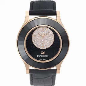 施华洛世奇/Swarovski 手表 Octea Classica asymmetric Black Rose Gold Ton