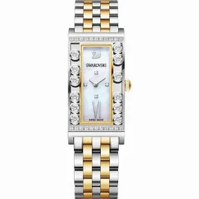 施华洛世奇/Swarovski 手表 Lovely Crystals Square /Yellow Gold Tone Watc5096689