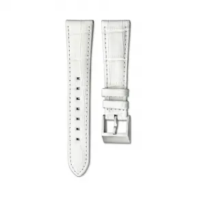 施华洛世奇/Swarovski 18mm 表带 皮革饰以缝线 白色 不锈钢 5222593