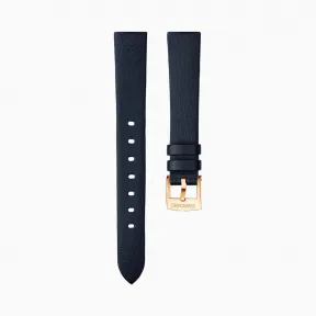 施华洛世奇/Swarovski 14mm 表带 皮革 黑色 镀玫瑰金色 5301922