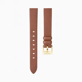 施华洛世奇/Swarovski 14mm 表带 皮革 咖啡色 镀金色色 5301924