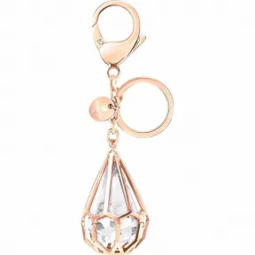 施华洛世奇/Swarovski 坠饰 Heroism 手袋坠饰, 白色, 镀玫瑰金色 5352905