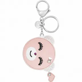 施华洛世奇/Swarovski 坠饰 Kris Coin 手袋坠饰, 粉红色, 不锈钢 5372975