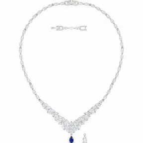 施华洛世奇/Swarovski 项链 Louison 项链, 大码, 白色, 镀白金色 5419234