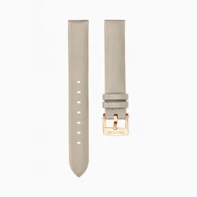 施华洛世奇/Swarovski 14mm 表带 皮革 灰褐色 镀玫瑰金色 5426597