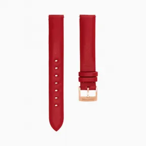 施华洛世奇/Swarovski 14毫米表带 皮革 红色 镀玫瑰金色 5426832