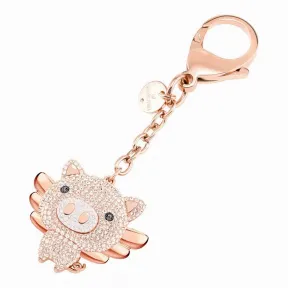 施华洛世奇/Swarovski 坠饰 Little Pig 手袋坠饰, 粉红色, 混搭多种镀层 5457471