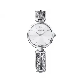 施华洛世奇/Swarovski Dream Rock 腕表  瑞士制造  金属手链  银色  不锈钢 5519309