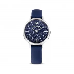 施华洛世奇/Swarovski Crystalline Joy 手表  真皮表带  蓝色  不锈钢系列 5563699