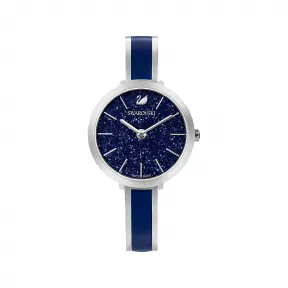 施华洛世奇/Swarovski Crystalline Delight 腕表  瑞士制造  金属手链  蓝色  不锈钢 5580533