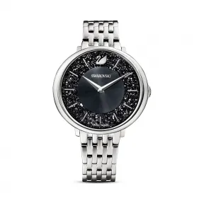 施华洛世奇/Swarovski Crystalline Chic 腕表  金属手链  黑色  不锈钢 5587527