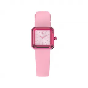 施华洛世奇/Swarovski 腕表  硅胶表带  粉红色 5624373