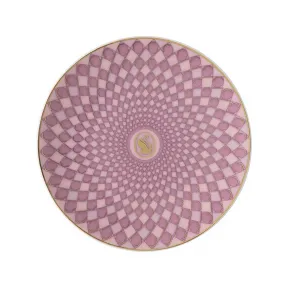 施华洛世奇/Swarovski Signum 餐盘  瓷器  小码  粉红色 5635562