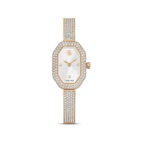 施华洛世奇/Swarovski Dextera Bangle 腕表 瑞士制造 金属手链 玫瑰金色调润饰 5672992