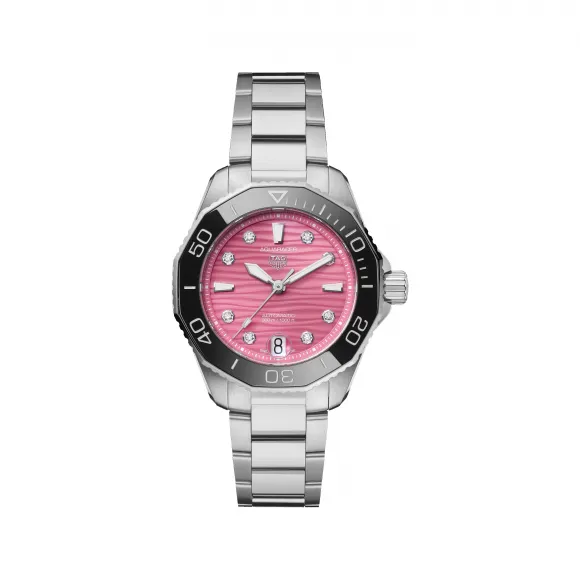 豪雅/TAG Heuer TAG Heuer Aquaracer（竞潜系列）Professional 300日历腕表 36 MM 精钢 精细磨砂/抛光 自动机械机芯 男表 WBP231J.BA0618