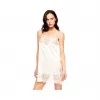 吊带蕾丝拼接丝绸睡裙 3I17411SH