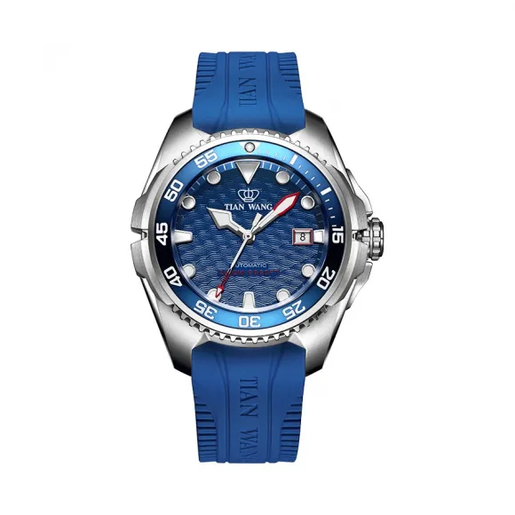 天王/Tianwang 不锈钢表壳，不锈钢双圈口，不锈钢把的和排气阀，钛料旋底  限量定制款 自动机械  GS2001062SU.D.PU.U