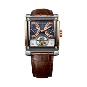 天王/Tianwang 不锈钢  天爵陀飞轮系列 手动机械 男表 GS5622PB-DD