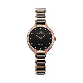 天王/Tianwang 不锈钢 全电玫瑰金  电商系列 石英机芯 女表 LS31012P.CPB.B