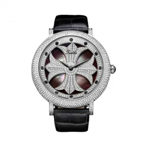 天舶/Tielbo 转运系列 316L精钢材质，电镀玫金色 45.0mm*12.5mm T120L-P-W12