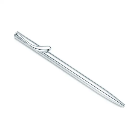 蒂芙尼/Tiffany Elsa Peretti® 系列纯银可伸缩圆珠笔。