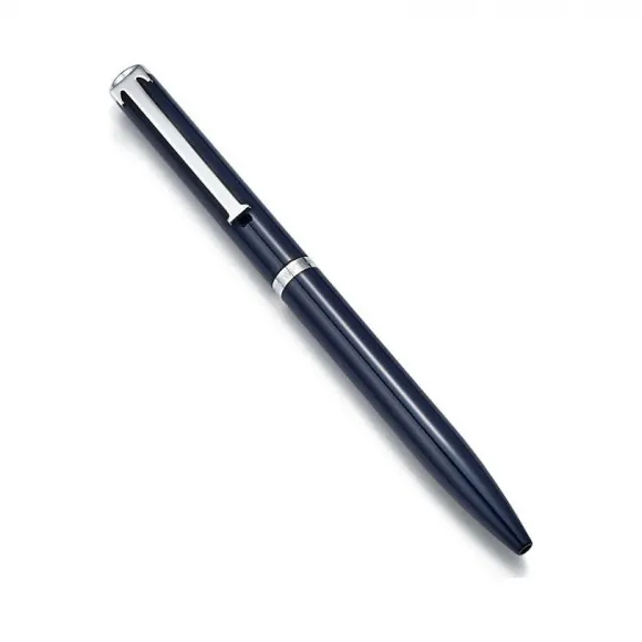 Executive Tiffany 系列海军蓝色亮漆可伸缩 T 形别针圆珠笔  37361364