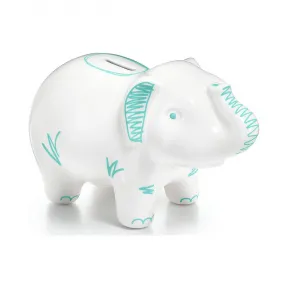 蒂芙尼/Tiffany 陶制并装饰 Tiffany Blue 蒂芙尼蓝色大象储蓄罐  68316731 