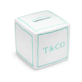 蒂芙尼/Tiffany Tiffany Blue® 系列骨瓷储蓄罐 68408075