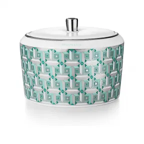 蒂芙尼/Tiffany 蒂芙尼蓝 T True 手绘铂金边糖罐 73475961