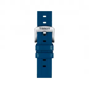 天梭/Tissot      天梭蓝色橡胶表带 T852.044.837