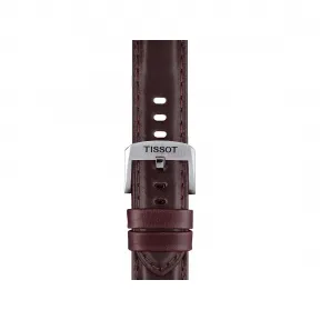 天梭/Tissot 棕色 压纹牛皮 表带 T852.046.836