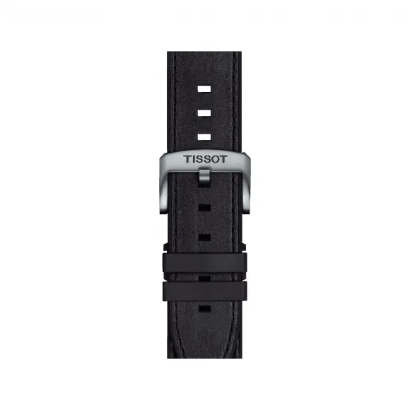 天梭/Tissot 天梭官方黑色皮革表带, 表耳尺寸23mm T852.047.779