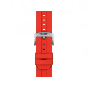 天梭/Tissot 天梭官方红色矽胶表带, 表耳尺寸22mm T852.047.920